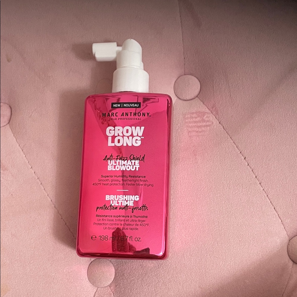 Marc Anthony Grow Long Ultimate Blowout Pink Hair Shield
